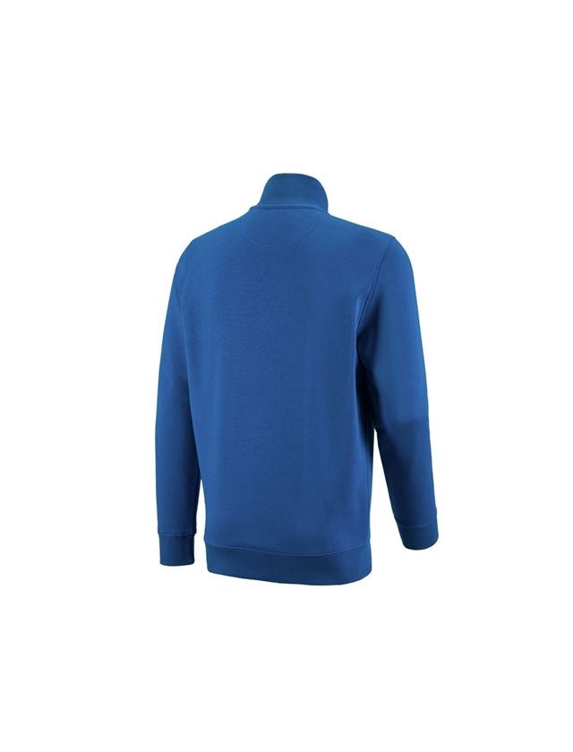 Bovenkleding: e.s. ZIP-Sweatshirt poly cotton + gentiaanblauw 1
