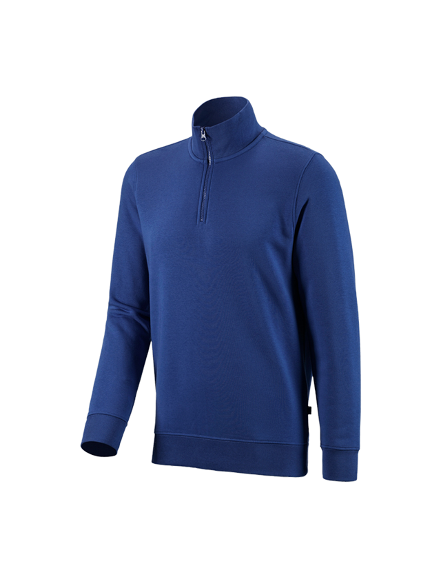 Bovenkleding: e.s. ZIP-Sweatshirt poly cotton + korenblauw