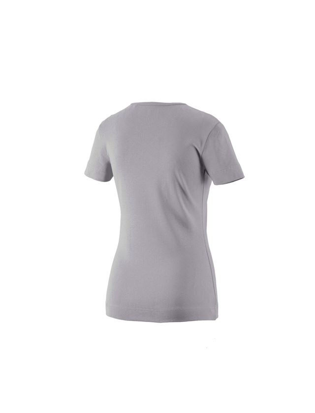 Bovenkleding: e.s. T-Shirt cotton V-Neck, dames + platina 1