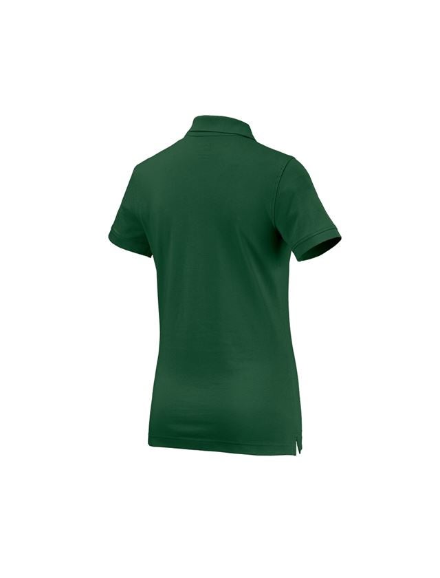 Bovenkleding: e.s. Polo-Shirt cotton, dames + groen 1