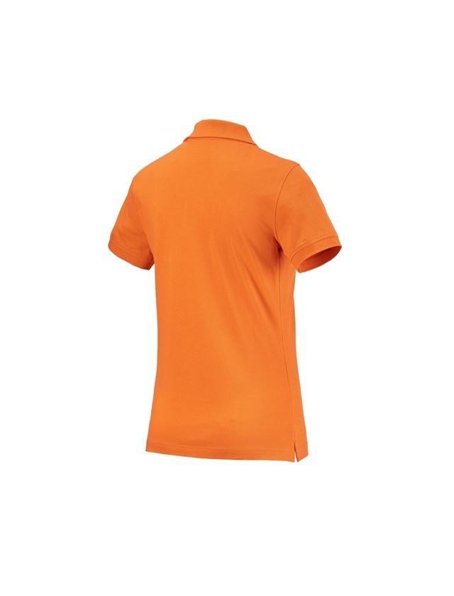 Tuin-/ Land-/ Bosbouw: e.s. Polo-Shirt cotton, dames + oranje 1