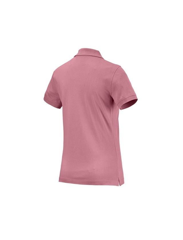 Bovenkleding: e.s. Polo-Shirt cotton, dames + oudroze 1