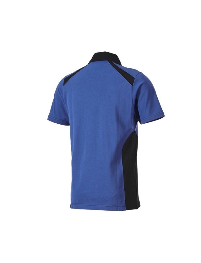 Loodgieter / Installateurs: Polo-Shirt cotton e.s.active + korenblauw/zwart 3