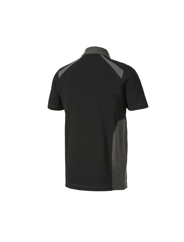 Bovenkleding: Polo-Shirt cotton e.s.active + zwart/antraciet 3