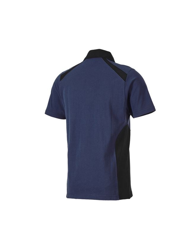 Tuin-/ Land-/ Bosbouw: Polo-Shirt cotton e.s.active + donkerblauw/zwart 3