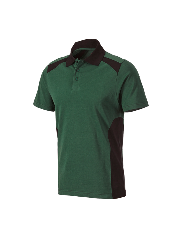 Tuin-/ Land-/ Bosbouw: Polo-Shirt cotton e.s.active + groen/zwart 2