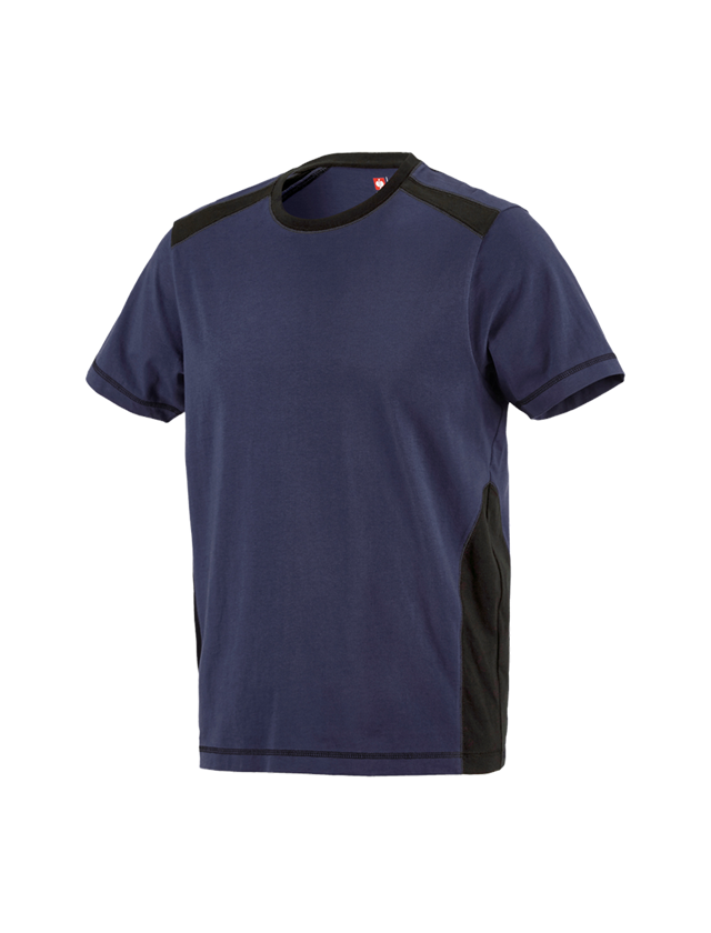 Schrijnwerkers / Meubelmakers: T-Shirt cotton e.s.active + donkerblauw/zwart 1
