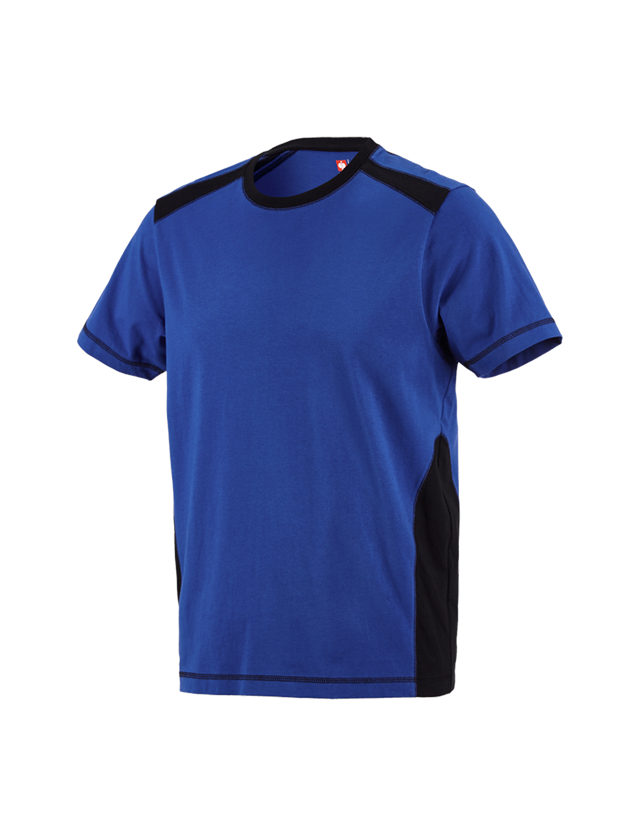 Schrijnwerkers / Meubelmakers: T-Shirt cotton e.s.active + korenblauw/zwart 1