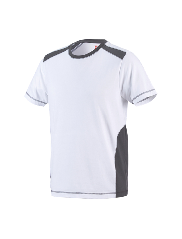 Schrijnwerkers / Meubelmakers: T-Shirt cotton e.s.active + wit/antraciet 2