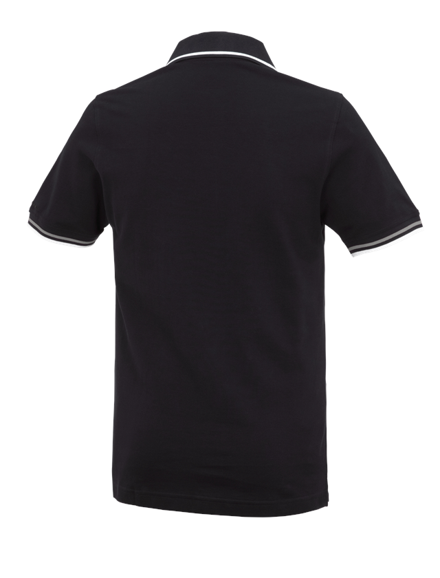 Bovenkleding: e.s. Polo-Shirt cotton Deluxe Colour + zwart/zilver 3