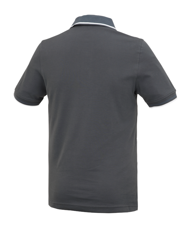 Bovenkleding: e.s. Polo-Shirt cotton Deluxe Colour + antraciet/cement 3