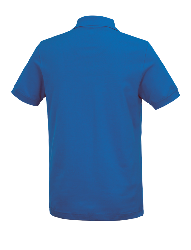 Bovenkleding: e.s. Polo-Shirt cotton Deluxe + gentiaanblauw 1