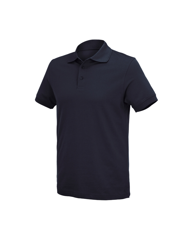 Bovenkleding: e.s. Polo-Shirt cotton Deluxe + donkerblauw 2