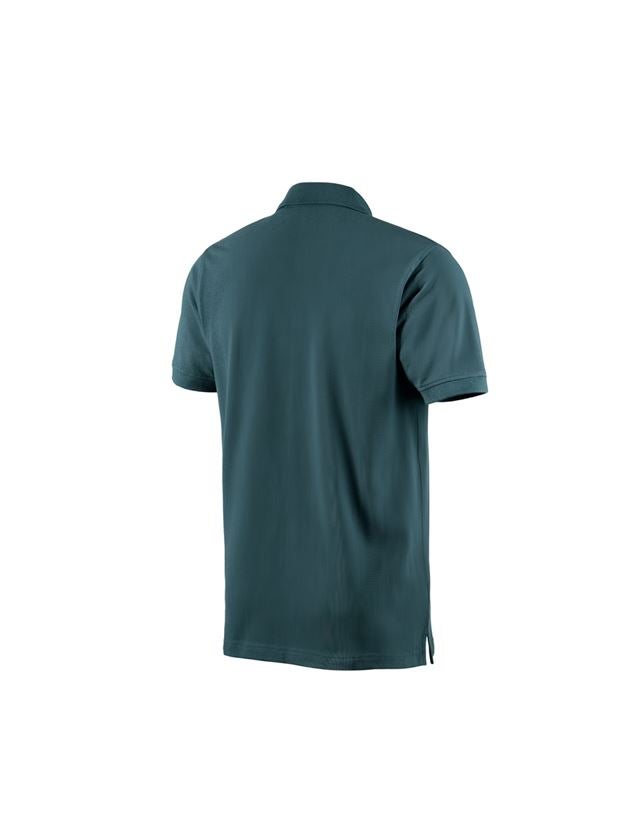 Bovenkleding: e.s. Polo-Shirt cotton + zeeblauw 1