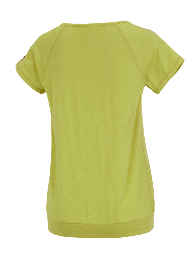 Bovenkleding: e.s. T-Shirt cotton slub, dames + meigroen 1
