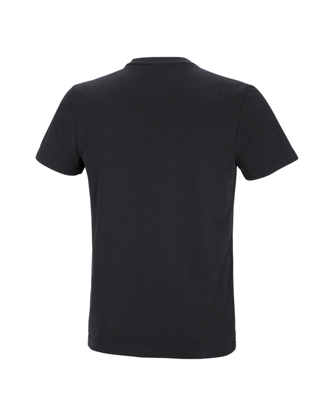Bovenkleding: e.s. Functioneel T-shirt poly cotton + zwart 3