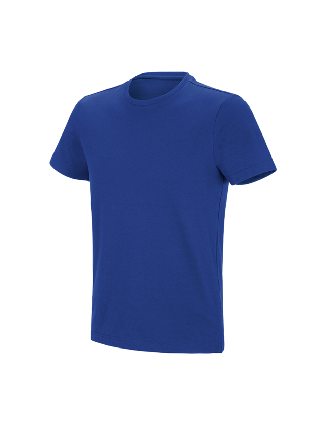 Bovenkleding: e.s. Functioneel T-shirt poly cotton + korenblauw