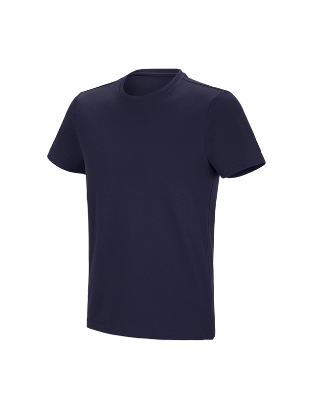 Bovenkleding: e.s. Functioneel T-shirt poly cotton + donkerblauw 2