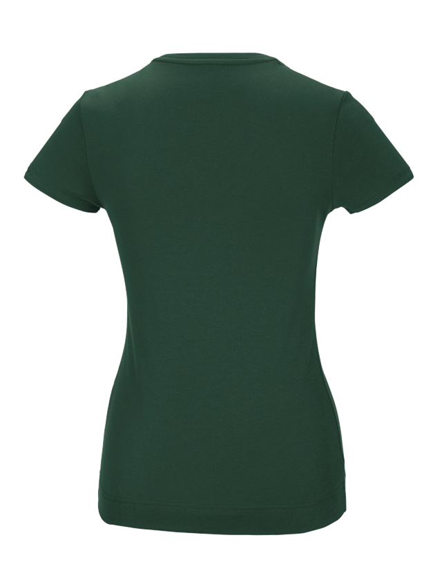 Bovenkleding: e.s. Functioneel T-shirt poly cotton, dames + groen 3