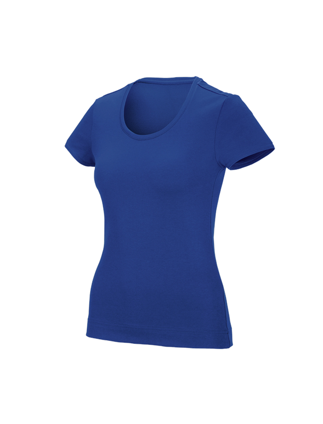 Bovenkleding: e.s. Functioneel T-shirt poly cotton, dames + korenblauw 2