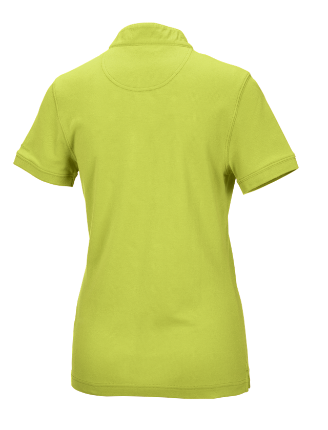 Bovenkleding: e.s. Poloshirt cotton Mandarin, dames + meigroen 1
