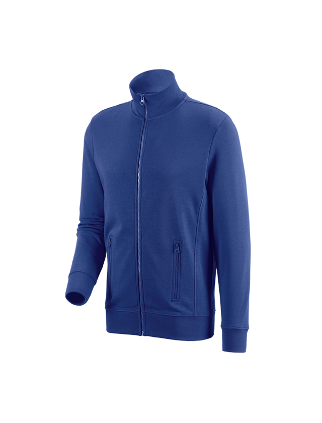 Bovenkleding: e.s. Sweatjack poly cotton + korenblauw