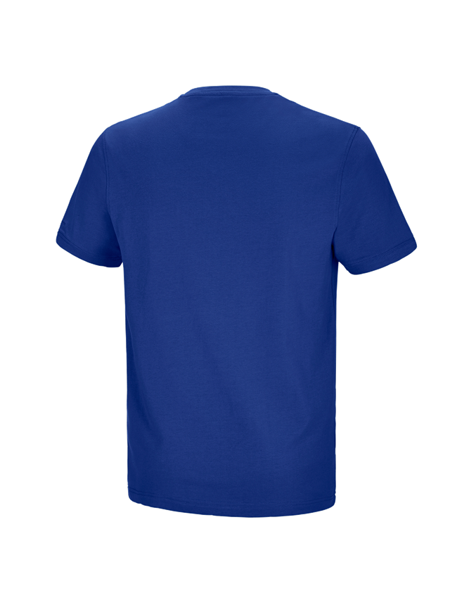 Onderwerpen: e.s. T-shirt cotton stretch Pocket + korenblauw 1