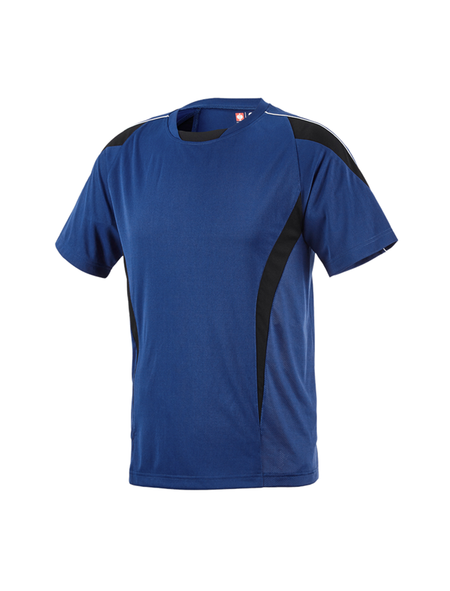 Onderwerpen: e.s. Funktioneel T-Shirt poly Silverfresh + korenblauw/zwart 1