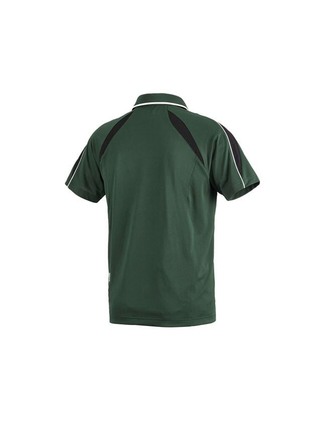 Bovenkleding: e.s. Funktioneel Polo-Shirt poly Silverfresh + groen/zwart 3