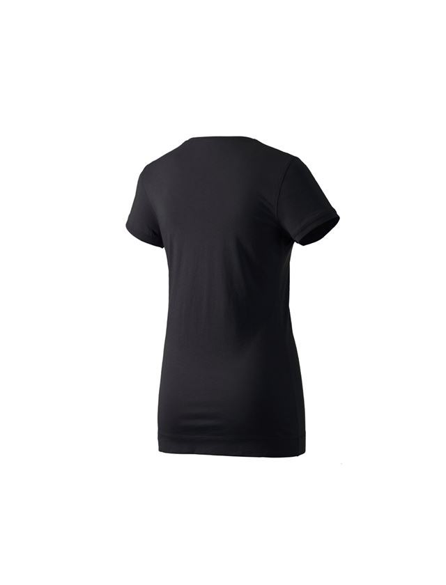Bovenkleding: e.s. Long-Shirt cotton, dames + zwart 1