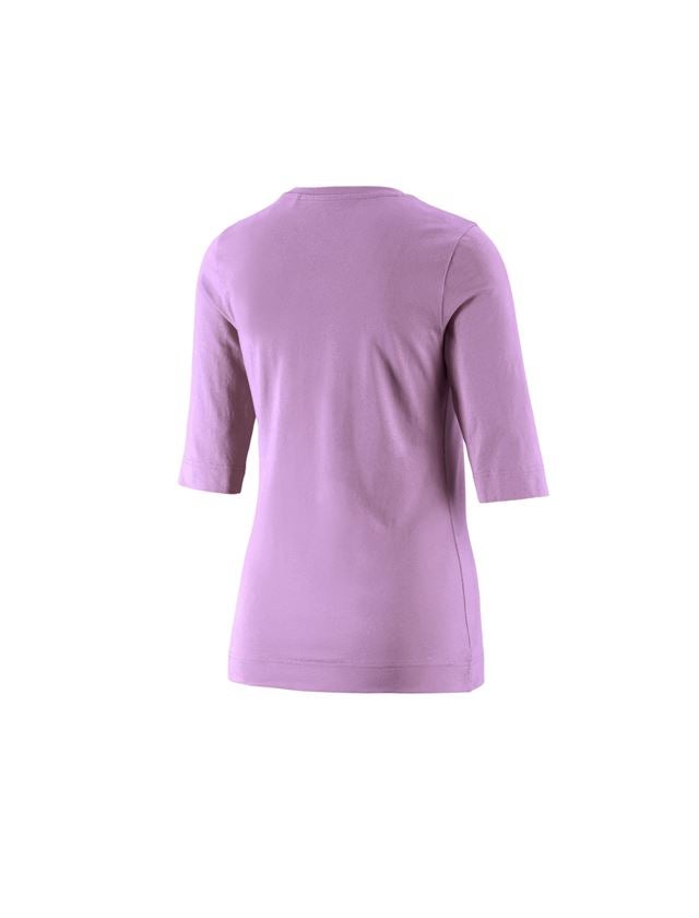 Loodgieter / Installateurs: e.s. Shirt 3/4-mouw cotton stretch, dames + lavendel 1