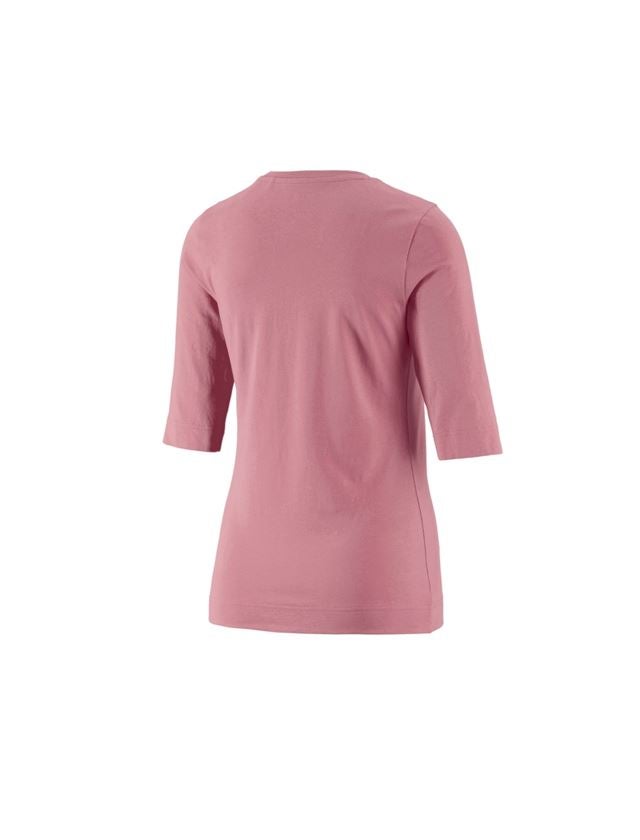 Bovenkleding: e.s. Shirt 3/4-mouw cotton stretch, dames + oudroze 1