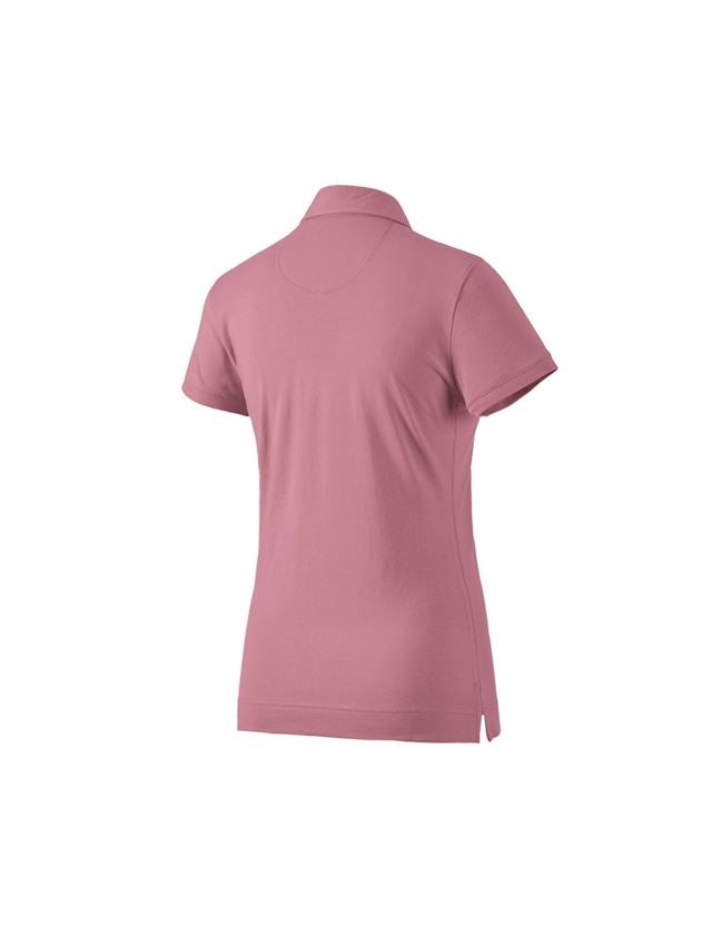 Bovenkleding: e.s. Polo-Shirt cotton stretch, dames + oudroze 1