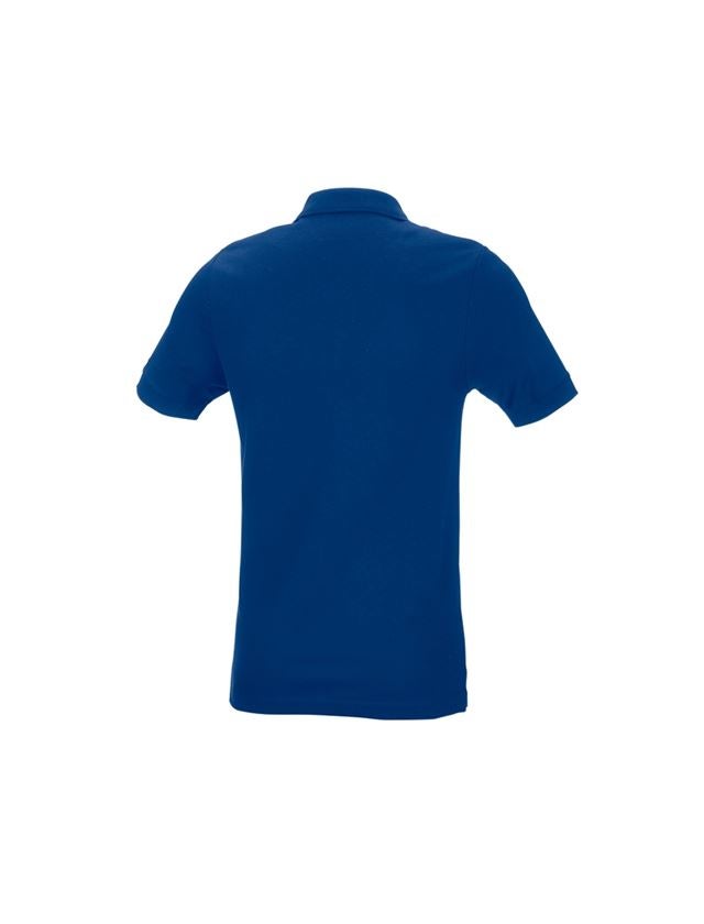 Bovenkleding: e.s. Pique-Polo cotton stretch, slim fit + korenblauw 2