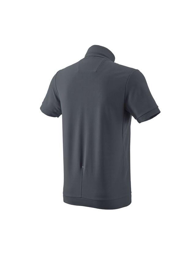 Bovenkleding: e.s. Functioneel ZIP-T-Shirt UV + antraciet/platina 1