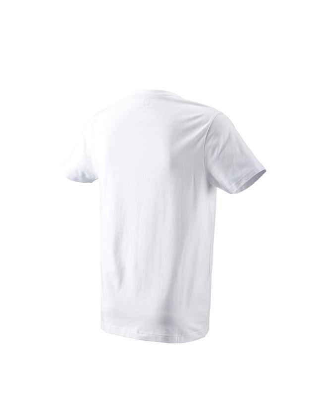 Bovenkleding: e.s. T-Shirt 1908 + wit/zwart 1