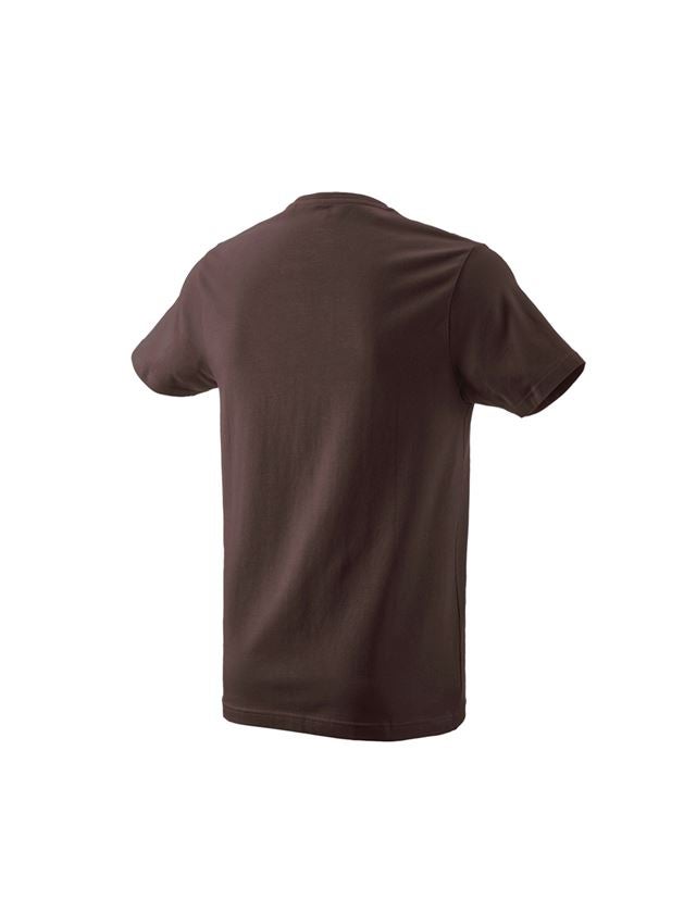 Bovenkleding: e.s. T-Shirt 1908 + kastanje/wit 3