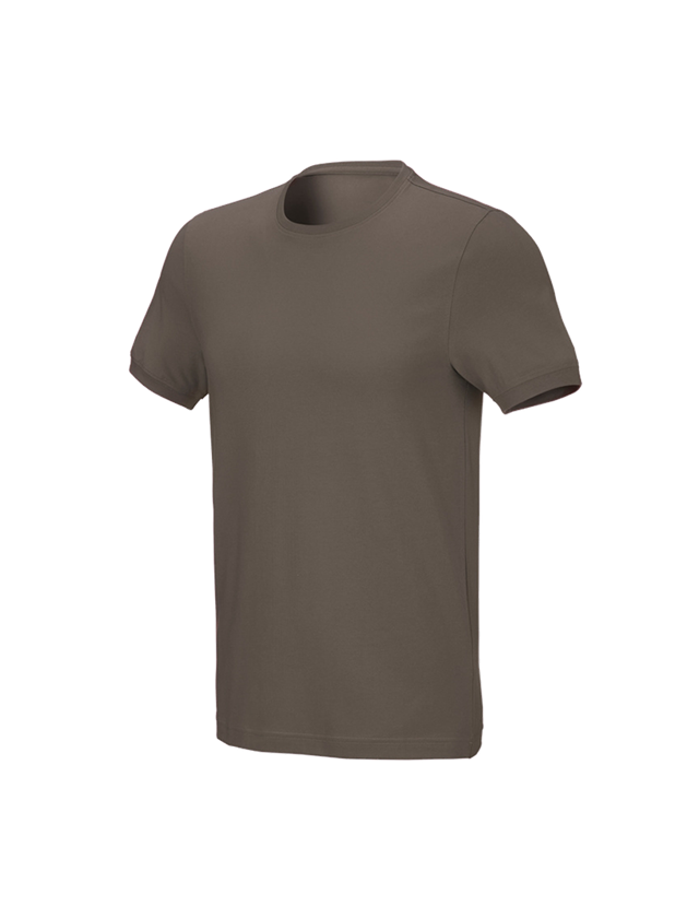 Bovenkleding: e.s. T-Shirt cotton stretch, slim fit + steen 1