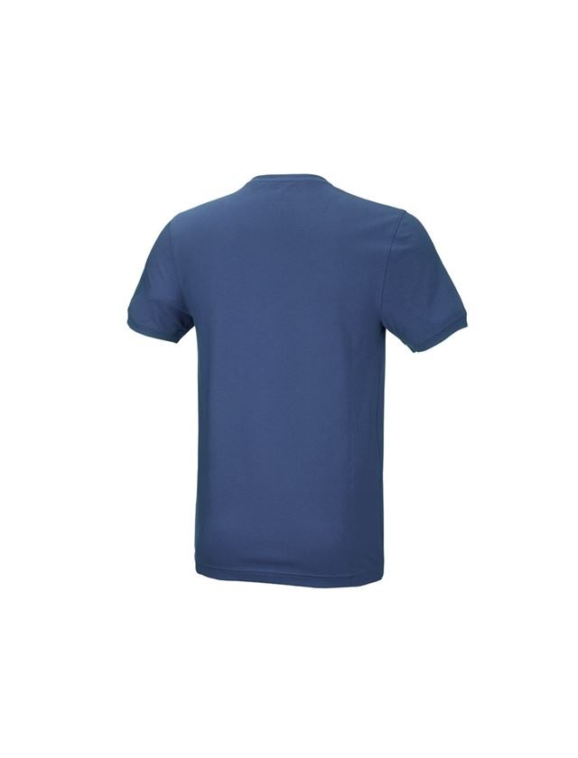 Bovenkleding: e.s. T-Shirt cotton stretch, slim fit + kobalt 2