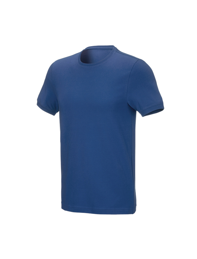 Bovenkleding: e.s. T-Shirt cotton stretch, slim fit + alkalisch blauw 1