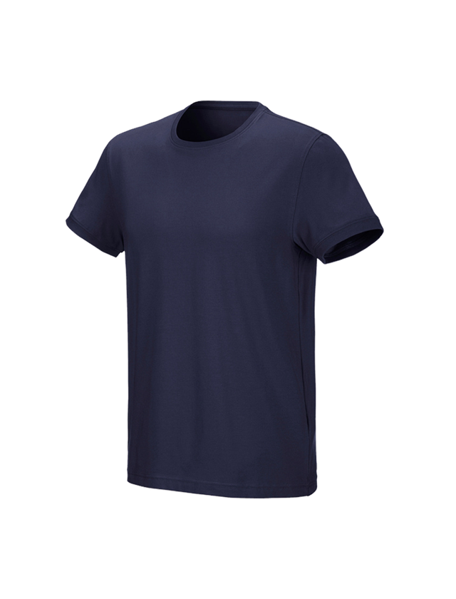 Bovenkleding: e.s. T-Shirt cotton stretch + donkerblauw 2
