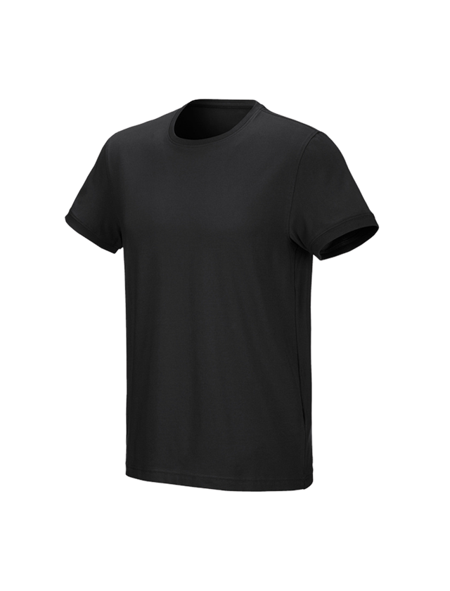 Bovenkleding: e.s. T-Shirt cotton stretch + zwart 3