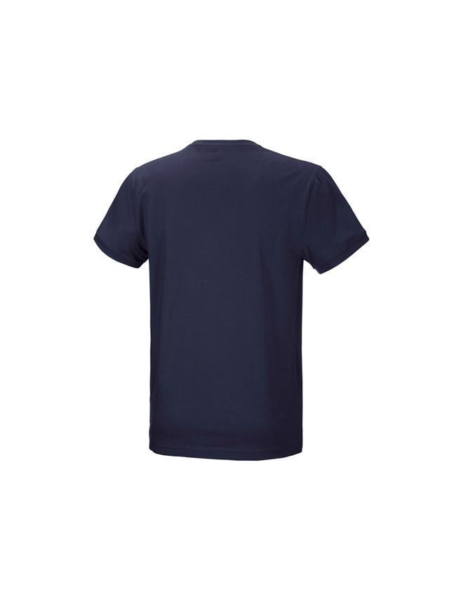 Bovenkleding: e.s. T-Shirt cotton stretch + donkerblauw 3