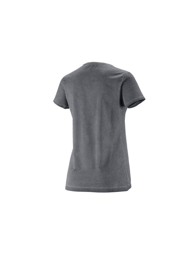 Bovenkleding: e.s. T-Shirt vintage cotton stretch, dames + cement vintage 1