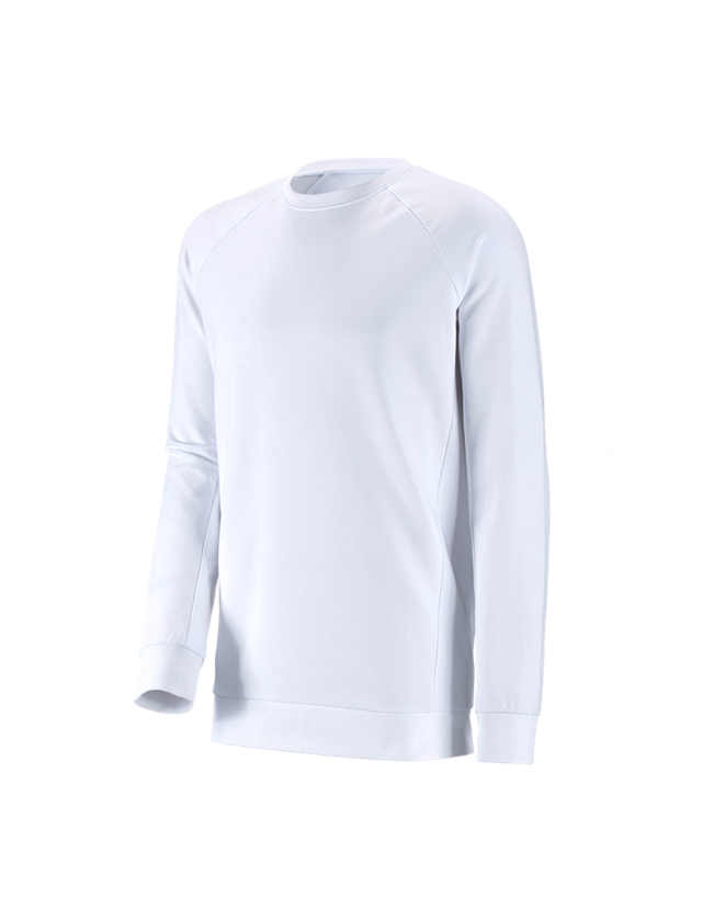 Onderwerpen: e.s. Sweatshirt cotton stretch, long fit + wit 1