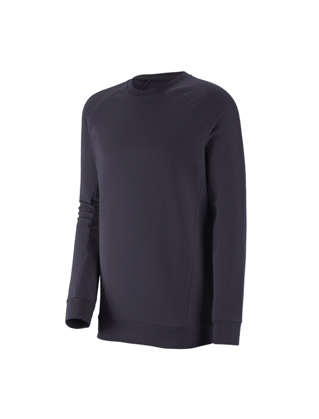 Bovenkleding: e.s. Sweatshirt cotton stretch, long fit + donkerblauw 1