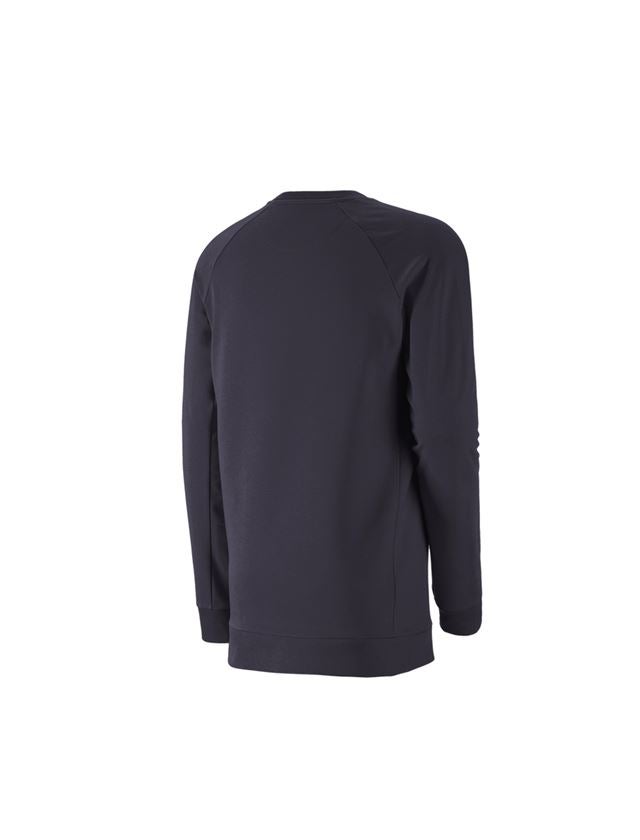 Bovenkleding: e.s. Sweatshirt cotton stretch, long fit + donkerblauw 2