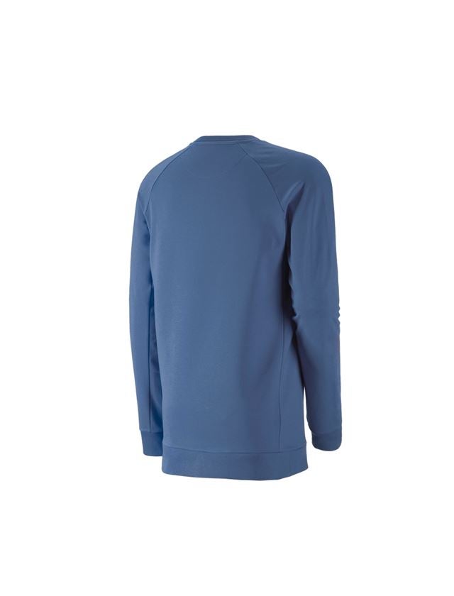 Bovenkleding: e.s. Sweatshirt cotton stretch, long fit + kobalt 2