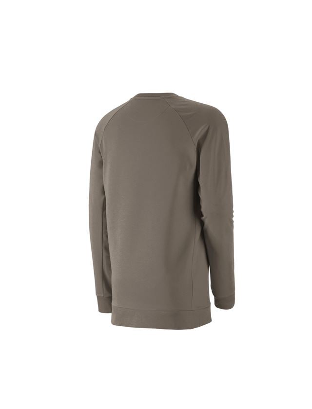 Bovenkleding: e.s. Sweatshirt cotton stretch, long fit + steen 2