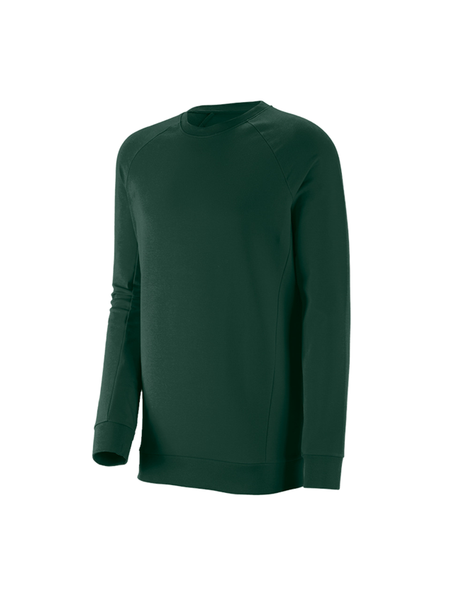 Bovenkleding: e.s. Sweatshirt cotton stretch, long fit + groen 1